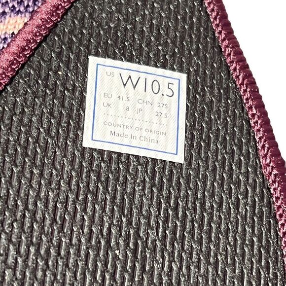 Rothys The Point Violet Giraffe‎ Retired!! Women’s Size 10.5 Safari Animal Print - Picture 5 of 12